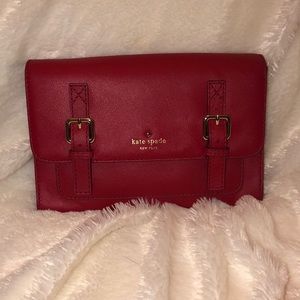 Kate spade red Clutch or crossbody